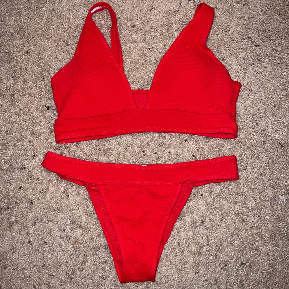 Red Bikini Set